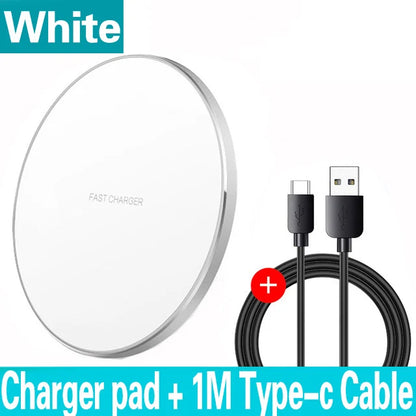 Fast Wireless Charger 100W  Pad for iPhone 15 14 13 12 11 Pro Max Samsung Galaxy S24 S23 S22 S20 Xiaomi Wireless Charging Station